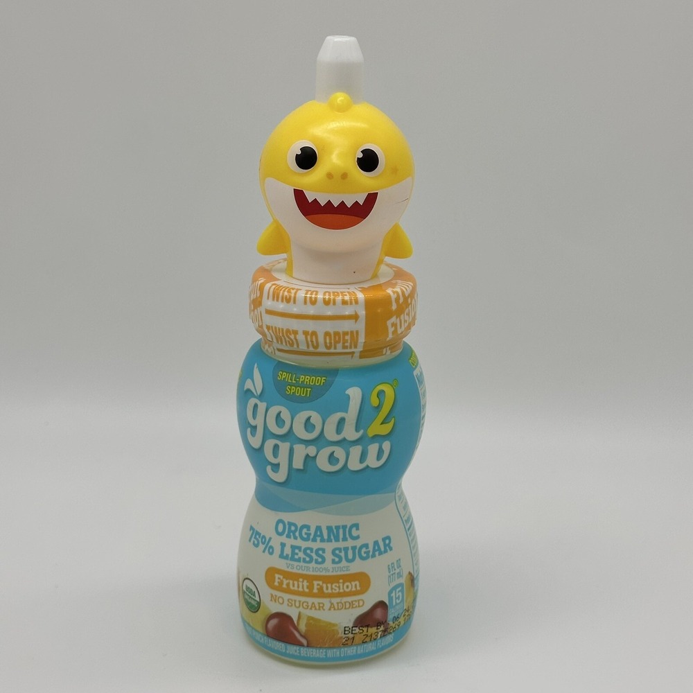 Baby Shark Yellow Shark Good 2 Grow Juice New Sealed Fruit Fusion Organic 6oz
